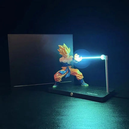 Lámpara Luz Magnetica Dragon Ball Goku Kakarotto Kamehameha