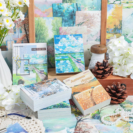 Estampas Decorativas Estaciones Journaling Scrapbook Vintaje