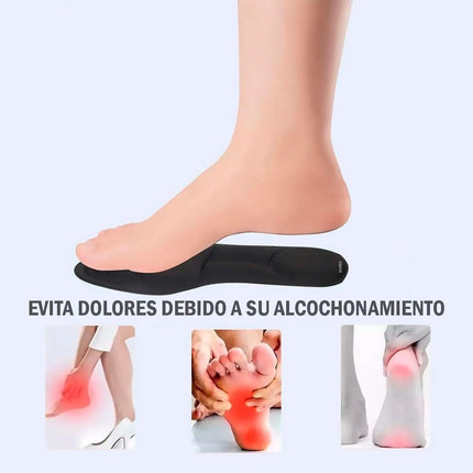 Plantillas Pies Antideslizante Tenis Antidolor Ortopédica