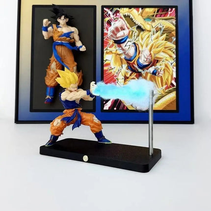 Lámpara Luz Magnetica Dragon Ball Goku Kakarotto Kamehameha