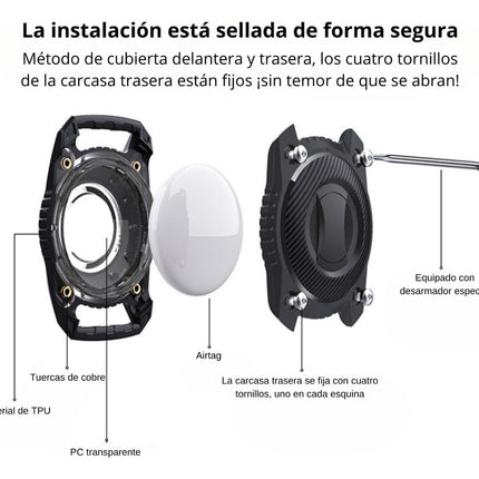 Funda Carcasa Para Airtag Apple A Prueba De Agua Uso Rudo