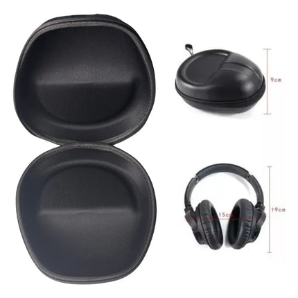 Case Rígido Protector Para Audífonos De Diadema Universal