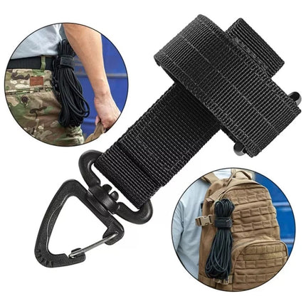 2 Pzas Sujetador Soporte Militar Molle Tactico Guantes Ropa
