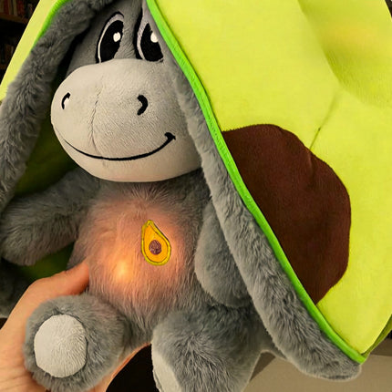Peluche Burro Respirador Aguacate Con Música Y Luces Dormir