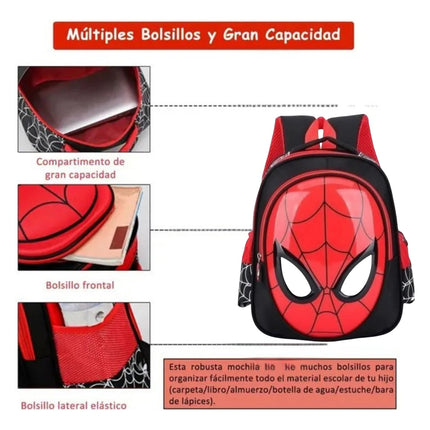 Mochila Infantil De Spider-man Marvel Bolsita Escolar Para Niños Preescolar