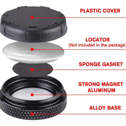 Funda De Aluminio Iman Magnetica Uso Rudo Para Apple Airtag