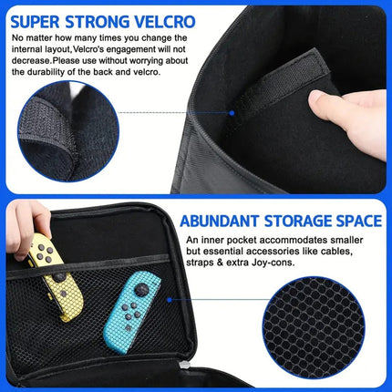 Bolso Estuche Blando Mano Para Nintendo Switch Oled Portátil