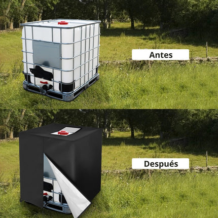 Funda Para Bidon Tanque De Agua Cubierta Contenedor 1000lt