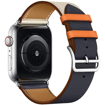 Correa De Cuero Genuino Para Apple Watch Strap De Piel Regalo