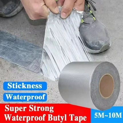 5m Cinta Impermeable Butilica De Sellado Aluminio Tapa Fugas