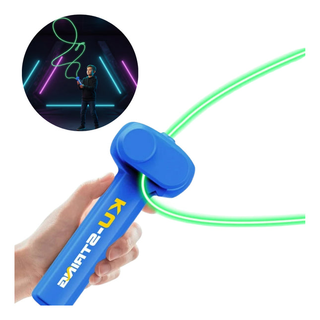 Juguete Lanzador De Cuerda Led Rope Launcher Ku String Niños