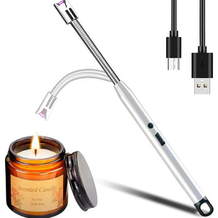 Encendedor Eléctrico Usb Arco Plasma Flexible 360° Sin Llama