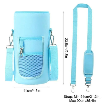 Funda Bolsa Para Botella De Agua Motivacional 2l Con Correa Termo
