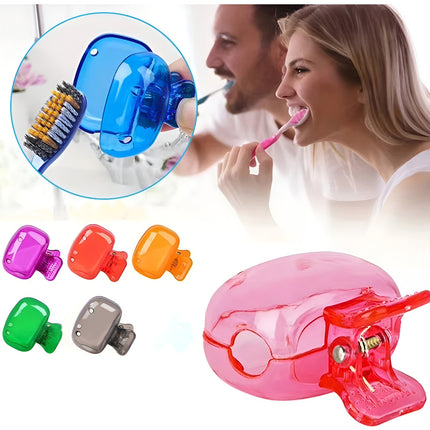 5 Pzs Clips Protectores Cabezal Cepillo De Dientes Viaje