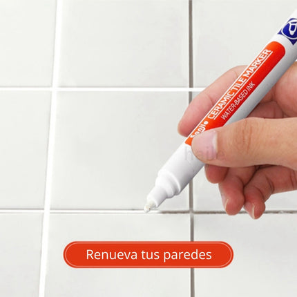 Rotulador Impermeable Azulejos Suelo Pared Baño Emboquillado