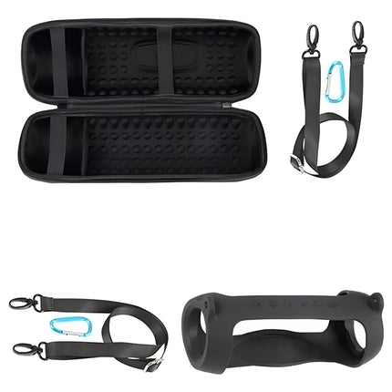 Estuche Rigido Y Funda Silicona Uso Rudo Bocina Jbl Charge 5