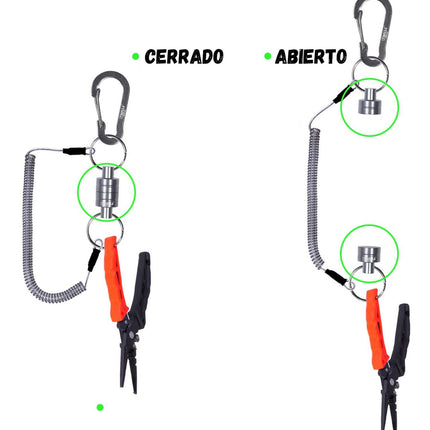 Cordón Elástico Liberación Rápida Magnética Pesca Casa Hook