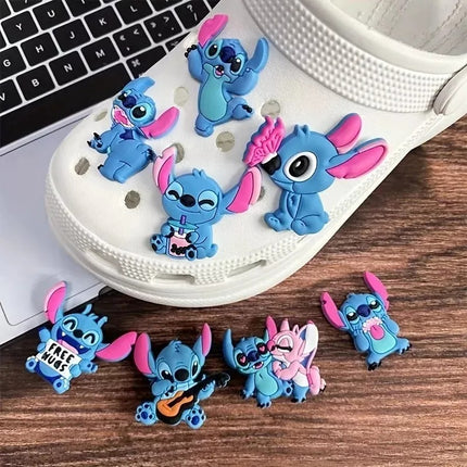 8 Pin Accesorio Zapatos Charm Stitch Adorno Dije Decoración