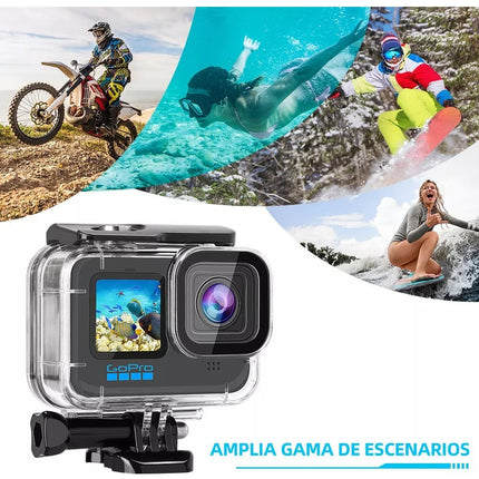 Carcasa Buceo Sumergible Waterproof Para Gopro 9 10 11 12 13