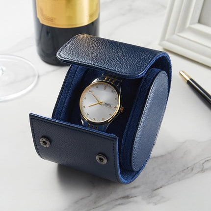 Estuche Rigido Caja De Cuero Pu Para Reloj 1 Ranura De Viaje