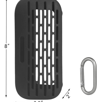 Funda De Silicon Y Gancho Aluminio Para Bose Soundlink Flex