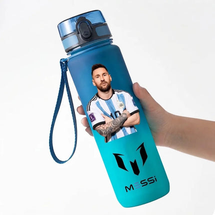 Bule Agua Messi Niños Escuela Regreso Clases Botella Correa
