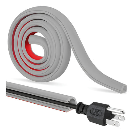 1m Cubierta Canaleta Cable Autoadhesivo Protector Cableado