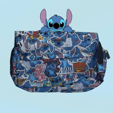 Lapicera Escolar Cosmetiquera Neceser Lilo Y Stitch Y Angel