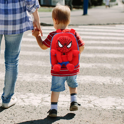 Mochila Para Niños De Spider-man Marvel Niños Con Peluche Desmontable Hombre Araña
