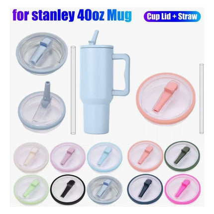 Tapadera Tapa Con Popote Para Vaso Termo Taza Stanley 40oz