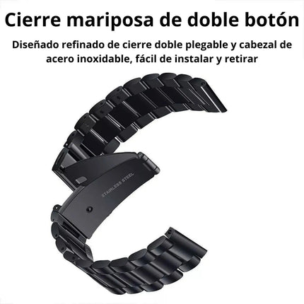 Correa Acero Metálico Para Xiaomi Mi Watch S1 S2 S3 S4 22m