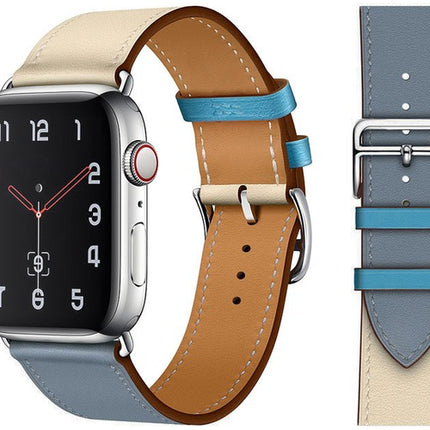 Correa De Cuero Genuino Para Apple Watch Strap De Piel Regalo
