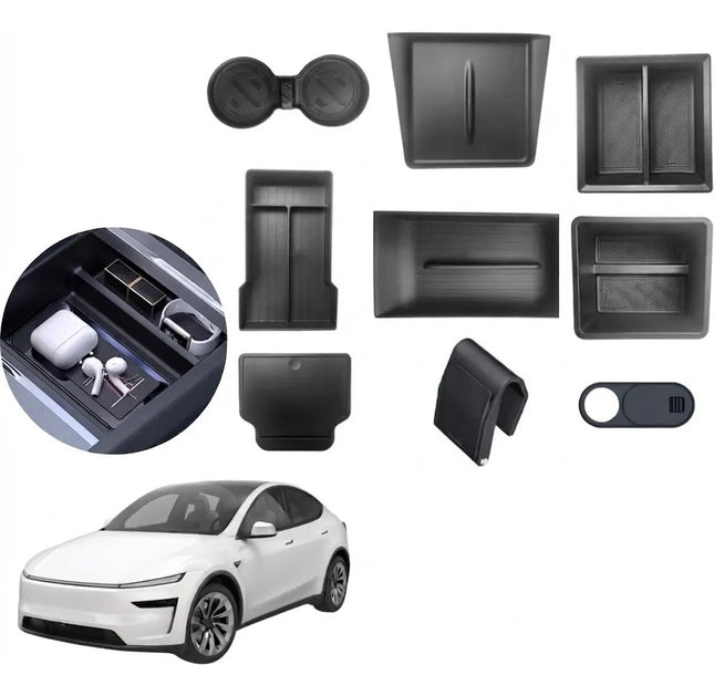 Organizador Consola Central Tesla Model Y Juniper 2025-2026