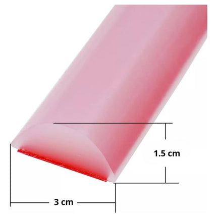 2 Metros Tira Retención De Agua Silicona Triangular Flexible