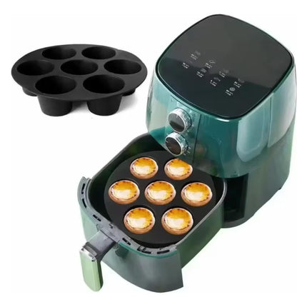 Molde De Silicona Para Hornear Cupcakes En Freidora De Aire