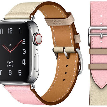 Correa De Cuero Genuino Para Apple Watch Strap De Piel Regalo