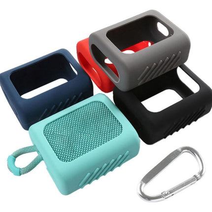 Funda De Silicona Protectora Mas Gancho Jbl Go 3