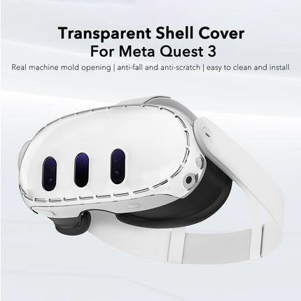 Carcasa Dura Tpu Y Cristal Templado Para Oculus Meta Quest3