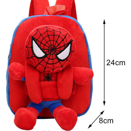 Mochila Para Niños De Spider-man Marvel Niños Con Peluche Desmontable Hombre Araña