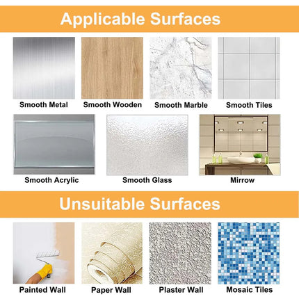 5 Ganchos Adhesivos De Pared Transparentes Multiusos Hogar