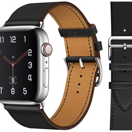 Correa De Cuero Genuino Para Apple Watch Strap De Piel Regalo