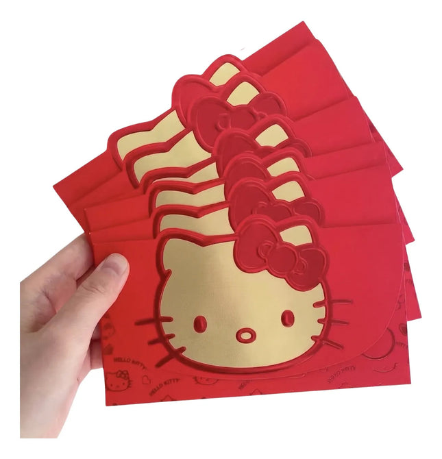 6 Sobres De Regalo Hello Kitty Para Dinero Regalo Cumpleaños