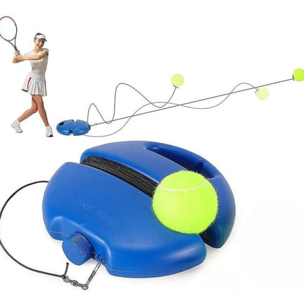 Base Entrenamiento Para Tenis Kit Con Pelota Rebote Portatil