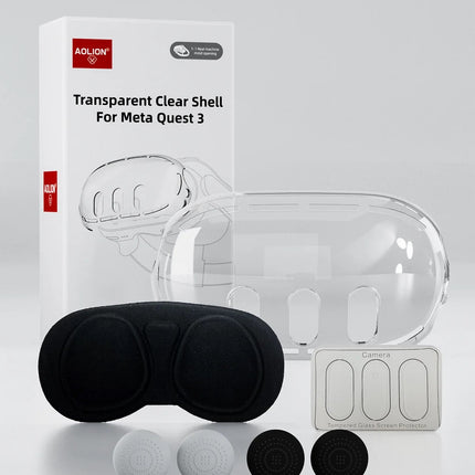 Carcasa Dura Tpu Y Cristal Templado Para Oculus Meta Quest3
