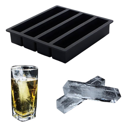 Molde Charola Para Hielo En Barra Mantequilla Rectangular