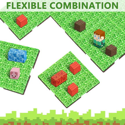 Plataforma Magnética Para Construcción De Bloques Minecraft
