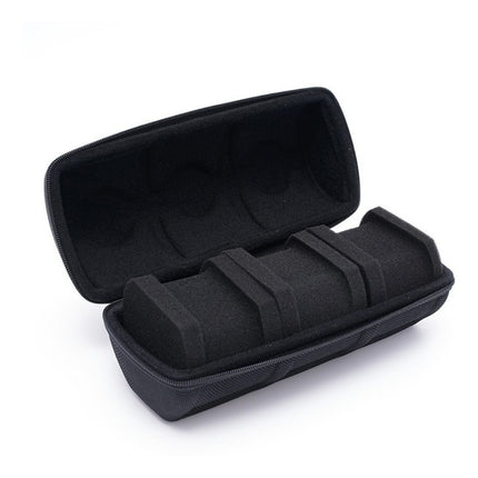 Estuche Caja Viaje Case Para Relojes 3 Ranuras Regalo Hombre