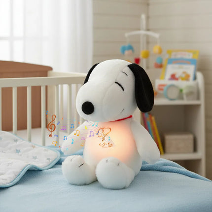 Peluche Snoopy Respirador Viral Antiestrés Con Luz Y Música