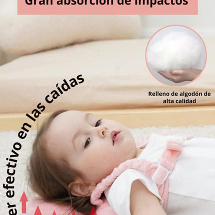 Almohada Protectora Para Bebes Niños Antigolpes Anticaídas
