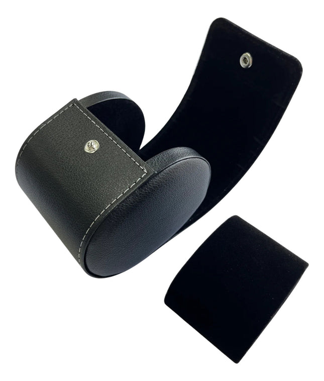 Estuche De Cuero Pu Para Reloj 1 Ranura Portatil De Viaje